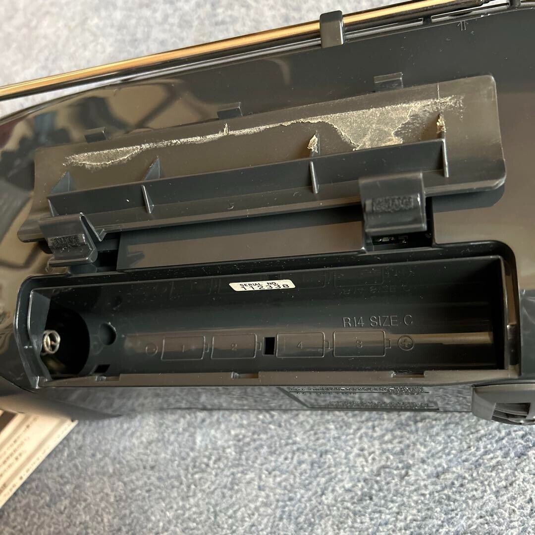 Sony CFM-101 Sound Club Boombox Black – Tested & Complete in Sony CFM-101 Sound Club Boombox Black – Tested & Complete in