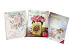 Three Tole Painting Decorative Plaid Books Garden Roses Country Flowers Folk Art