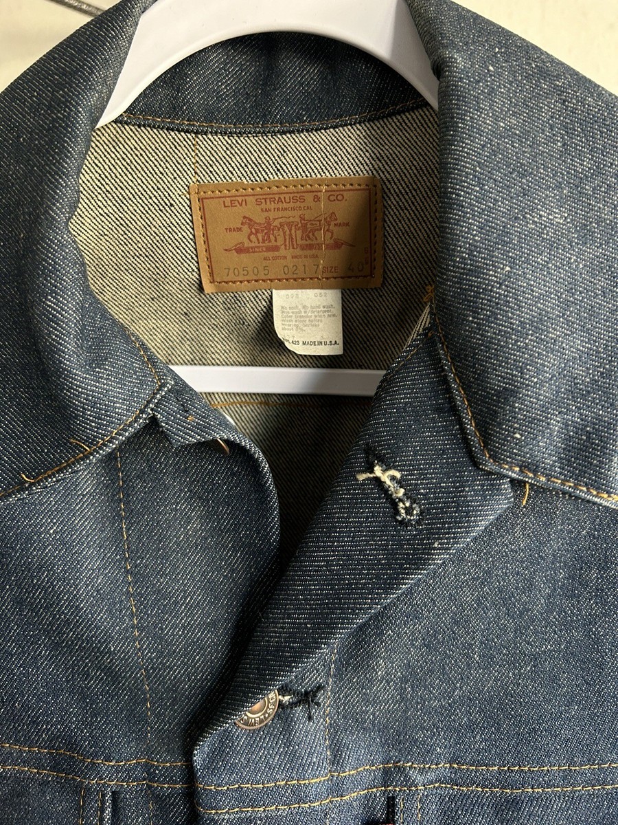 vintage levis 70505 0217 Size 40 Near Dead Stock Made In USA vintage levis 70505 0217 Size 40 Near Dead Stock Made In USA