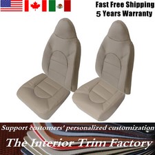 Replacement 1999 2000 For Ford F250 F350 Xlt Driver Passenger Seat Cover Tan