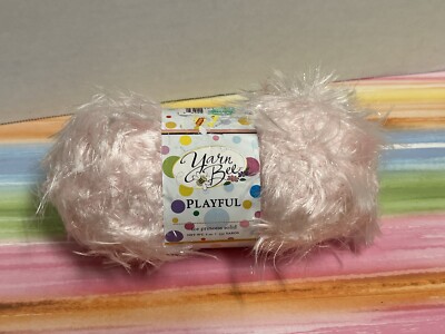 one new skein Yarn Bee Playful yarn Ice Princess Solid light pink
