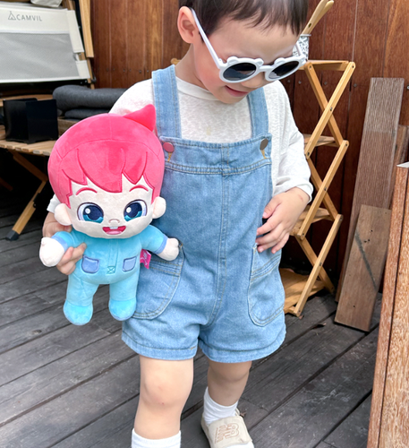 Bambola Pinkpong Bebehin 30 cm attacco bambola coreana animazione beppin giocattolo bambini - Foto 4 di 6