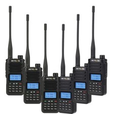 6Pack Retevis RA89 IP68 Waterproof Walkie Talkies 200CH Two Way Radio For Adults