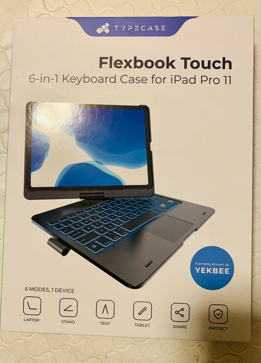 Typecase Flexbook Touch Keyboard Case with Touchpad For 11