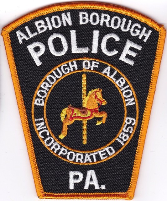 Albion Borough Police Patch Pennsylvania PA eBay