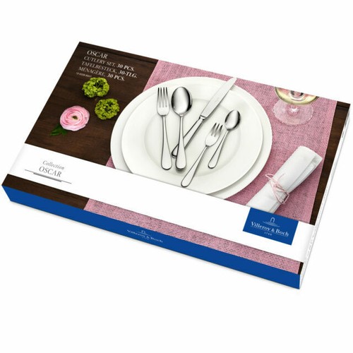 Set De Couverts Schulte-Ufer Ricardo 30 Pièces – Acier Inoxydable, Gris Argenté, Modèle 6159-30