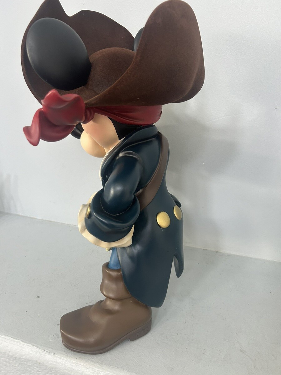 Disney Mickey Mouse Pirates of Caribbean RARE Big Figurine Statue
