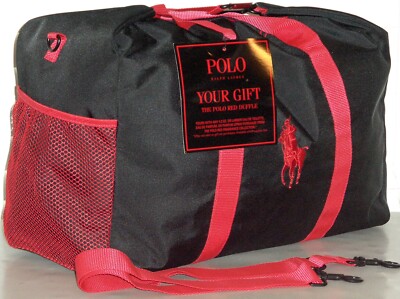 RALPH LAUREN FRAGRANCE Men's Nylon Polo Big Pony Duffle Duffel