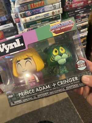Funko Vynl MOTU Prince Adam + Cringer Specialty Series Exclusive  NIB cZ