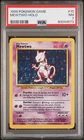 Pokémon TCG Mewtwo Base Set 10/102 Holo Unlimited Holo Rare PSA 7