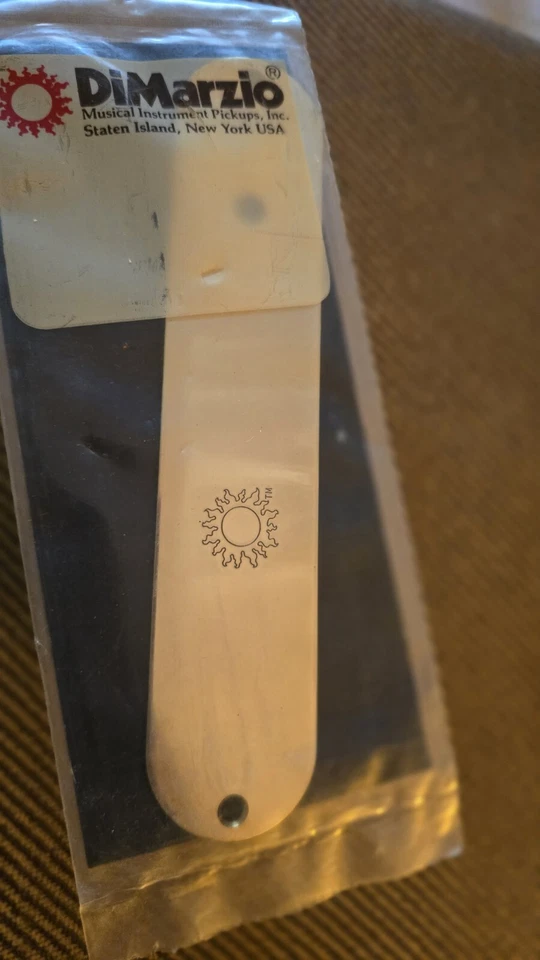 Placa de control Telecaster de latón EE. UU. DiMarzio años 70 años 80 de colección rara nueva de stock Charv Foto 2 de 3