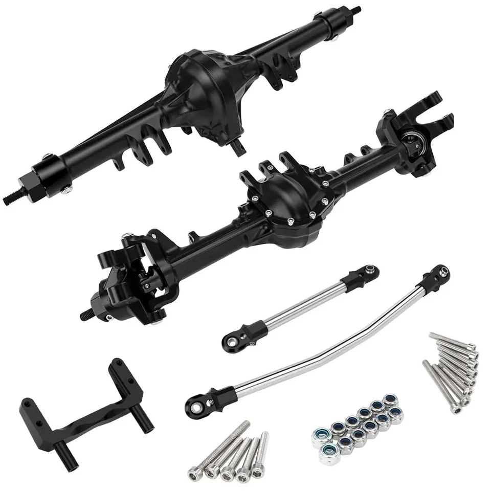 New CNC ALLOY Front & Rear Axle & Gear for 1/10 RC Crawler Axial SCX10 II CC01 - Image 2 of 4