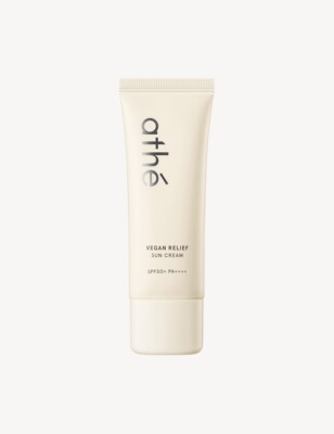 Athe Vegan Relief Sun Cream 40ml SPF50+ PA++++  Calming Care Sunscreen K-Beauty