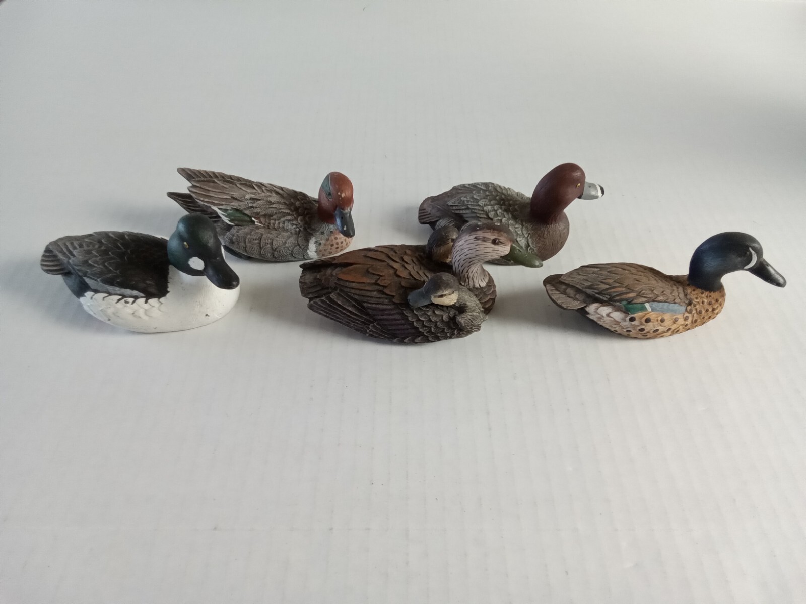 Heritage Artists Decoys Mini Mini Duck Collection Lot of 5 Figures by
