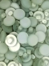 SIZE 18L - 7/16", DULL SHANK BUTTON, DUSTY GREEN, 1 GROSS, MATTE FINISH