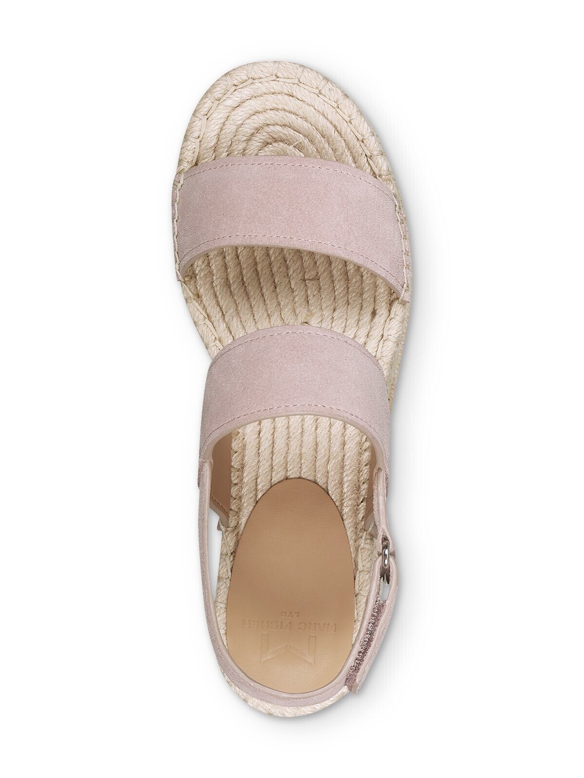 Женские розовые босоножки MARC FISHER на танкетке Gallia на 2 платформах Gallia на танкетке 7,5 М