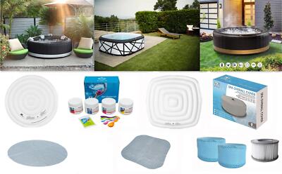 MSPA Inflatable Hot Tub Covers Bladder Chemical Kit Filters 4/6 Person Spa  UK UK