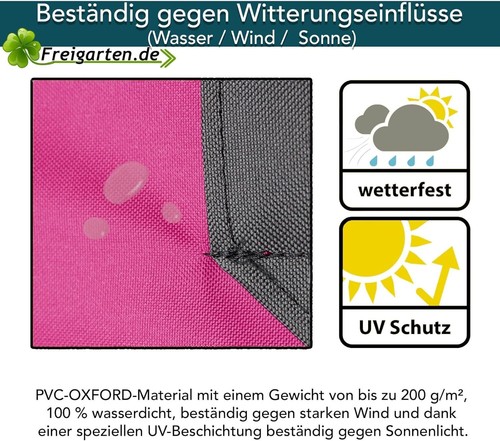 Sonnendach für Hollywoodschaukel Dachplane für Garten-Schaukel Ersatzdach - Bild 42 von 87