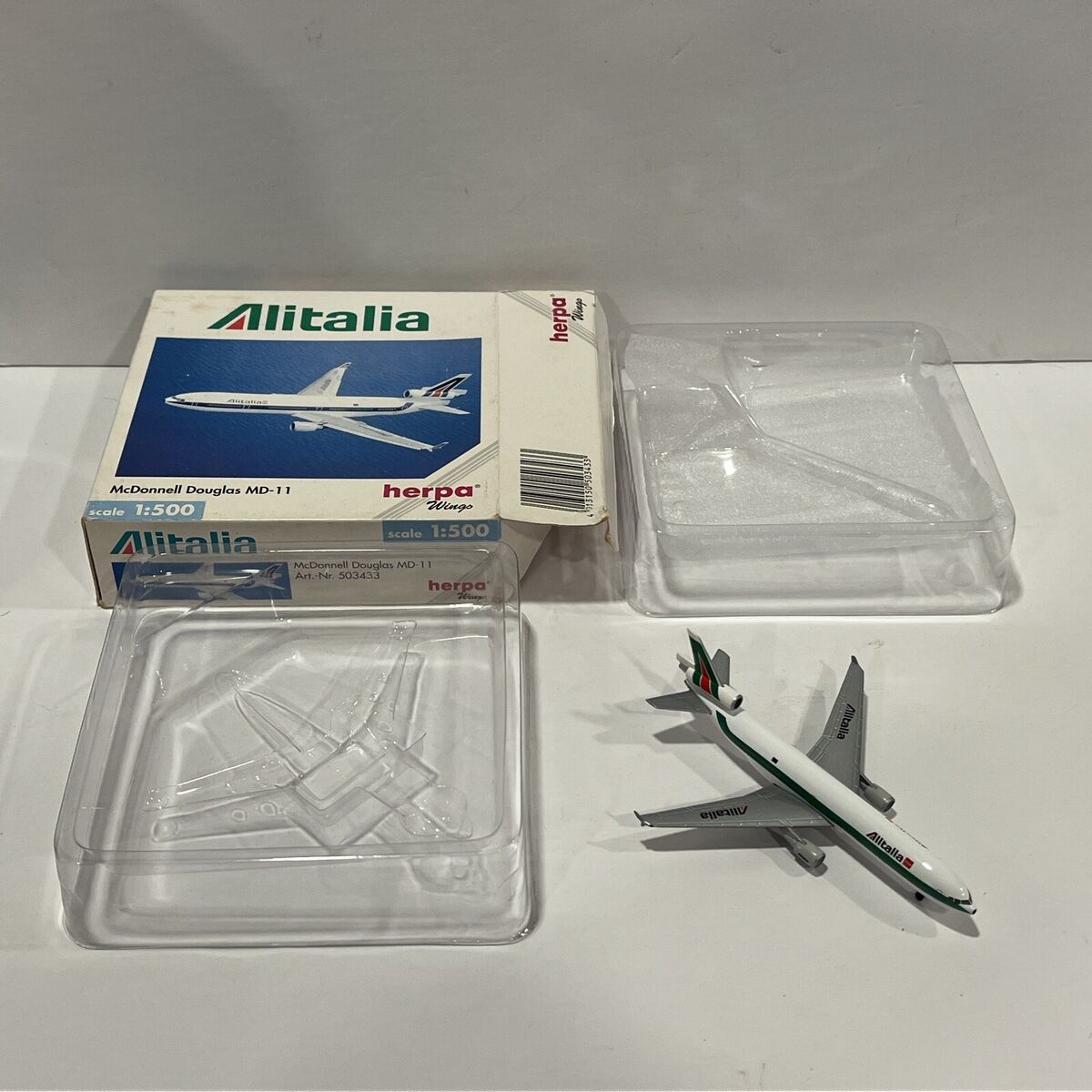 【ブルガリ】【限定品】【希少】アリタリア航空 ヘルパ　1/500 ブルガリ】【限定品】【希少】アリタリア航空 ヘルパ 1/500