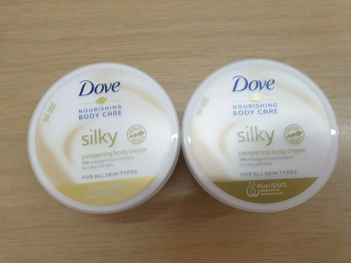 Dove silky 2024 nourishment body cream