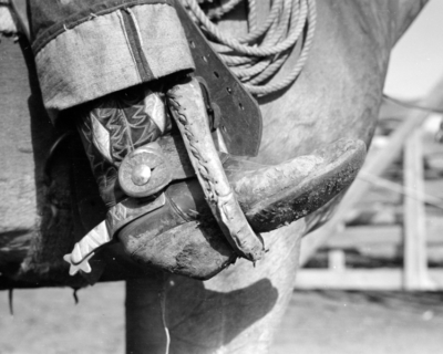 Paire D'Éperons De Cowboy Vintage - Véritable Accessoire Western
