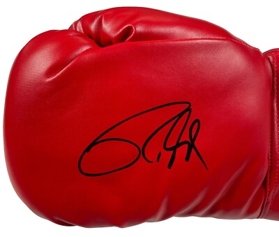 ROY JONES JR. Signed Autograph BOXING GLOVE (1) Red Left JSA