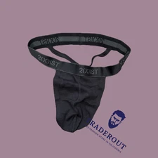2(X)ist 2xist men black cotton Y-Back Thong G-string underwear size S M L XL