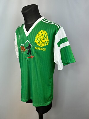 CAMEROON 1990 1991 ONANA HOME SHIRT FOOTBALL SOCCER JERSEY ADIDAS