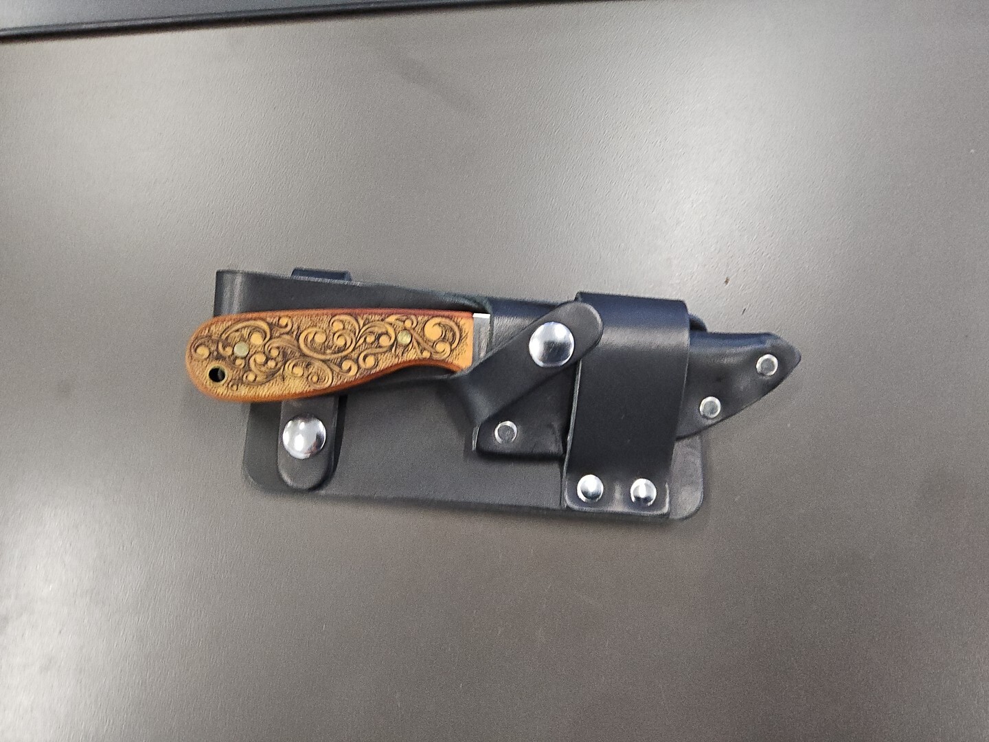 white knuckler knife Classic M3 Leatherwood Stonewashed 154CM eBay