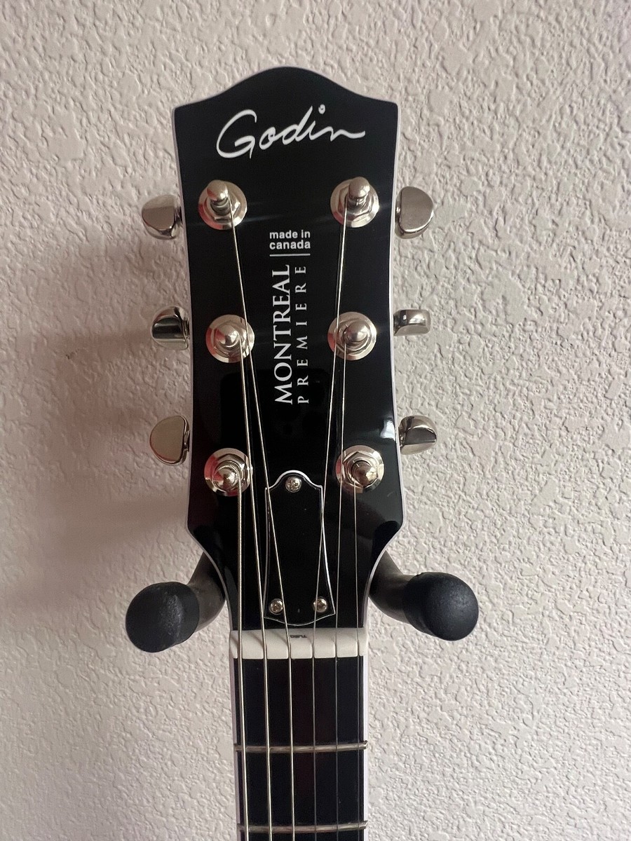 Godin Montreal Premiere A/E Hybrid guitar ~ Indigo Blue semi