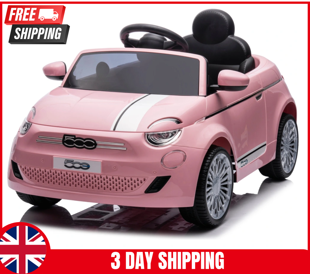 Ride On Car Fiat 500e 6V Electric Ride On UK - Main Image
