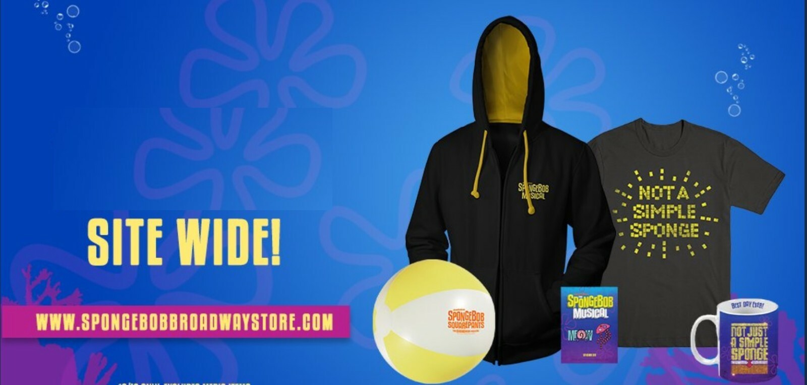 spongebob the musical merch