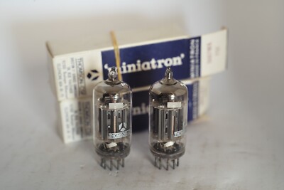 RARE 6900 Bendix KILLER = 2x Tubes FRENCH 5687WA Thomson CSF BLACK OPEN PLATES