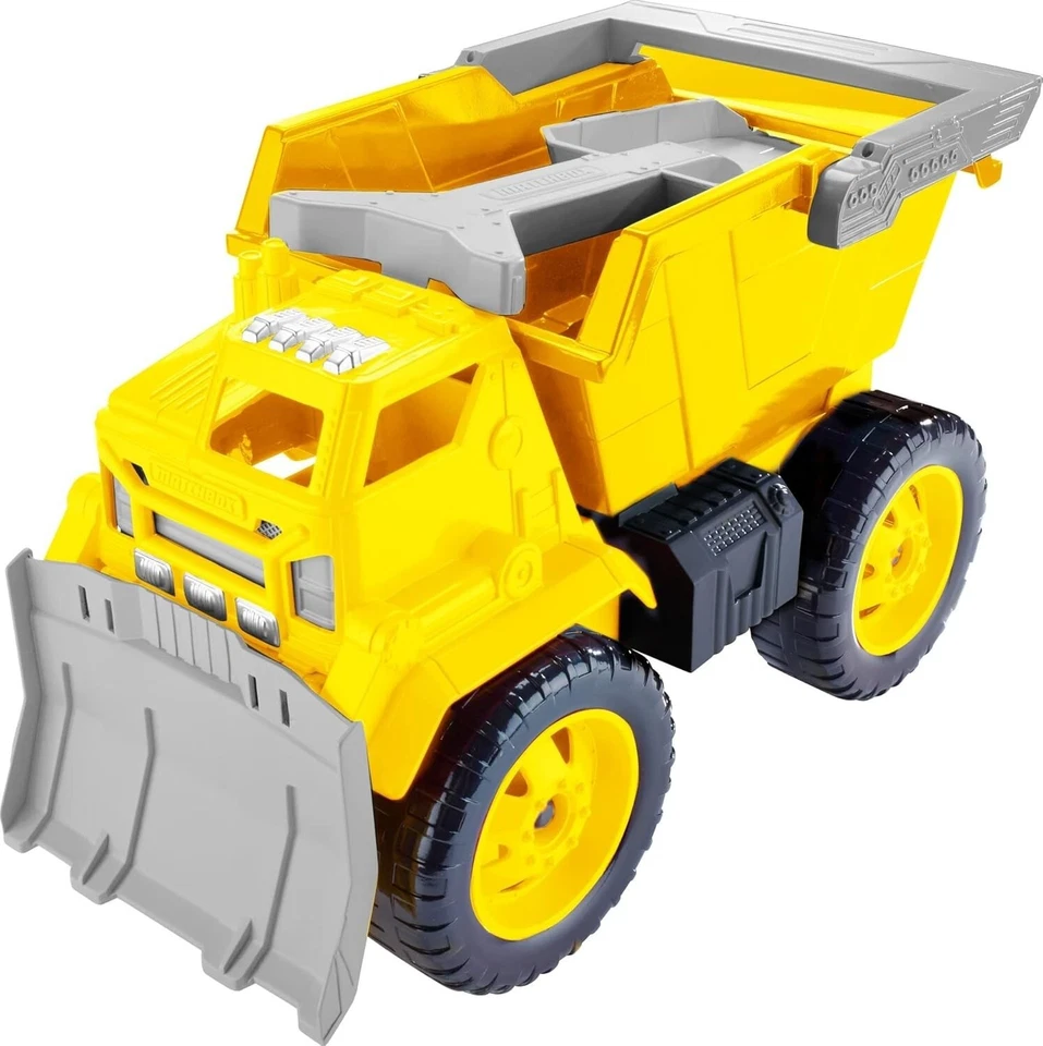 Matchbox Large-Scale Sand Truck with 5 DieCast Toy Construction Vehicles in 1:64 - Image 2 of 2