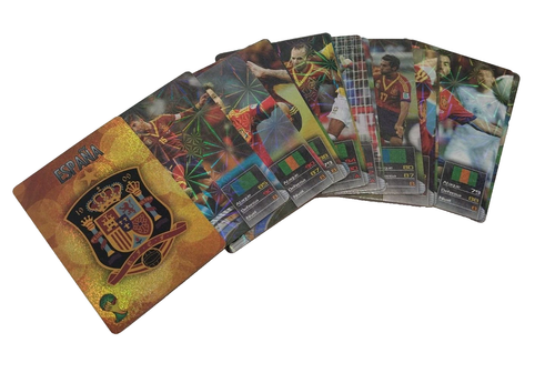 Spain Team 2014 FIFA World Cup Lot 14 Trading Cards Rare Argentina Not Panini - Picture 8 of 9