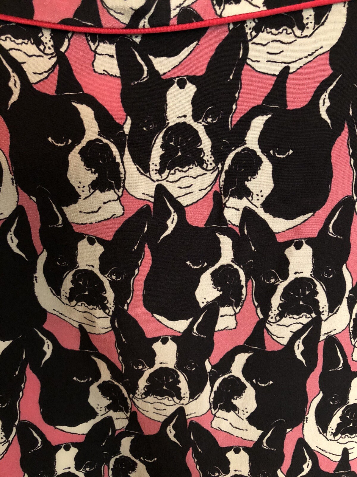 100percent Authentic GUCCI BullDog Print Silk Shirt Size: 42 image 6