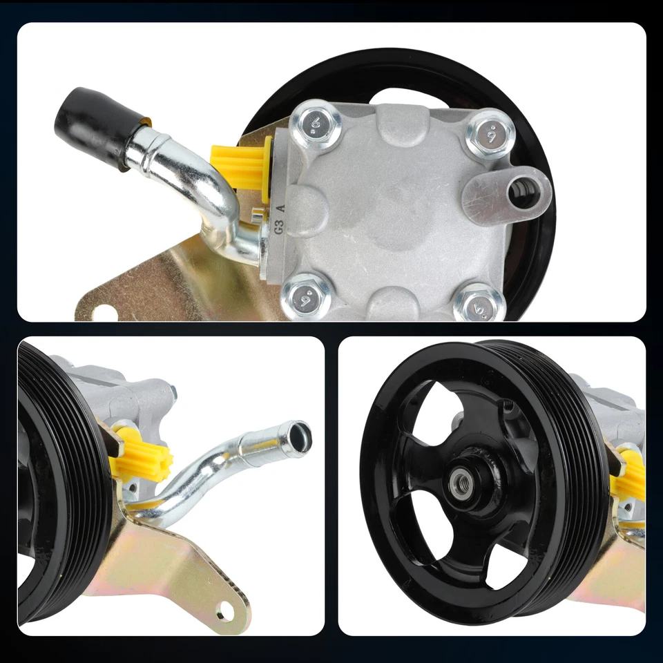 Power Steering Pump w/ Pulley For Nissan 370Z Infiniti G35 G37 Q40 Q50 Q60 21394 Foto 4 de 4