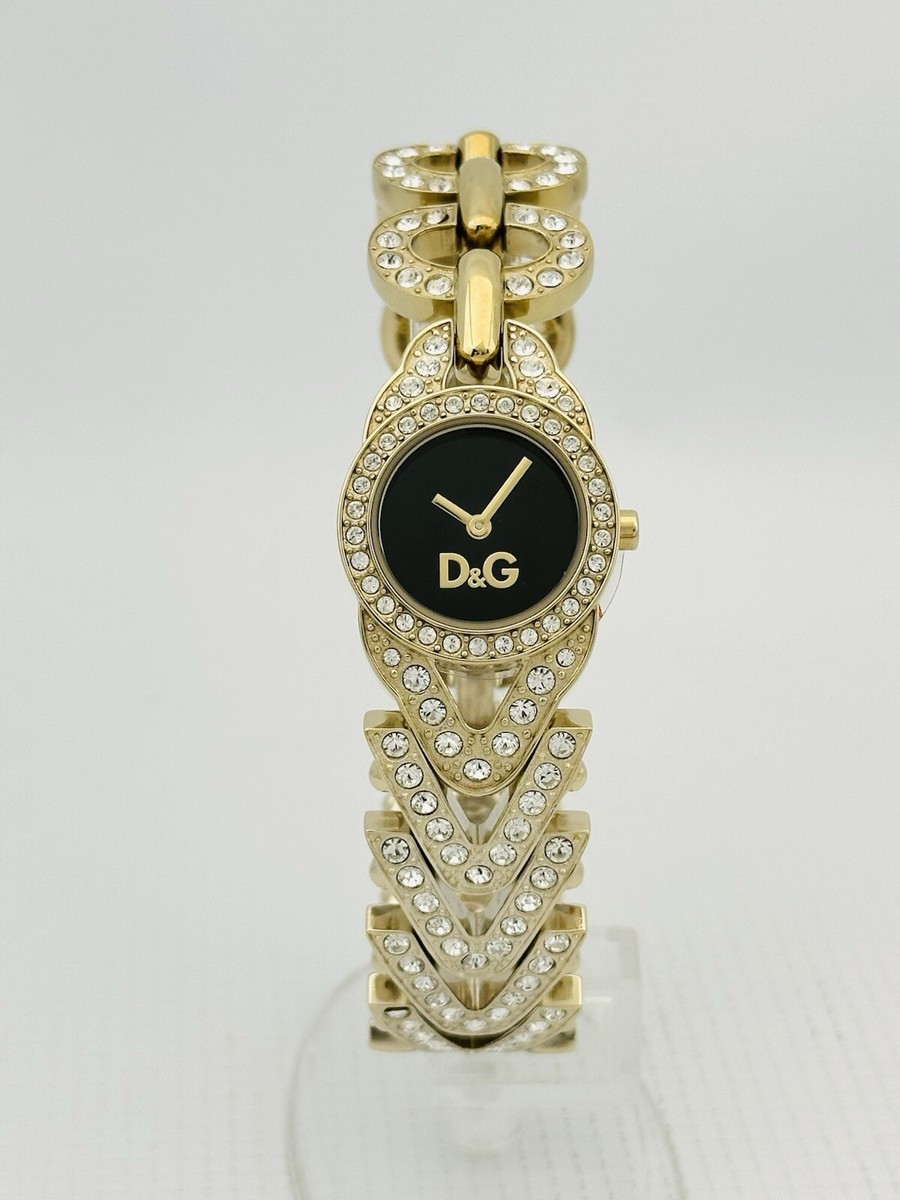 D&G Women's Cactus DW0549 Gold-Stone Bracelet Stainless