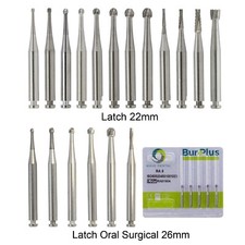 Wave Dental Carbide Bur Surgical Bur Round Latch RA 1 2 3 4 5 6 8 For Slow Speed