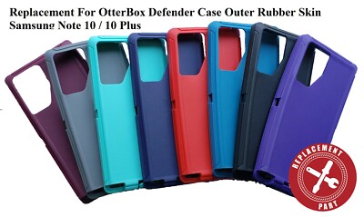 Replacement For OtterBox Defender Case Outer Rubber Skin Samsung Note 10 10  Plus