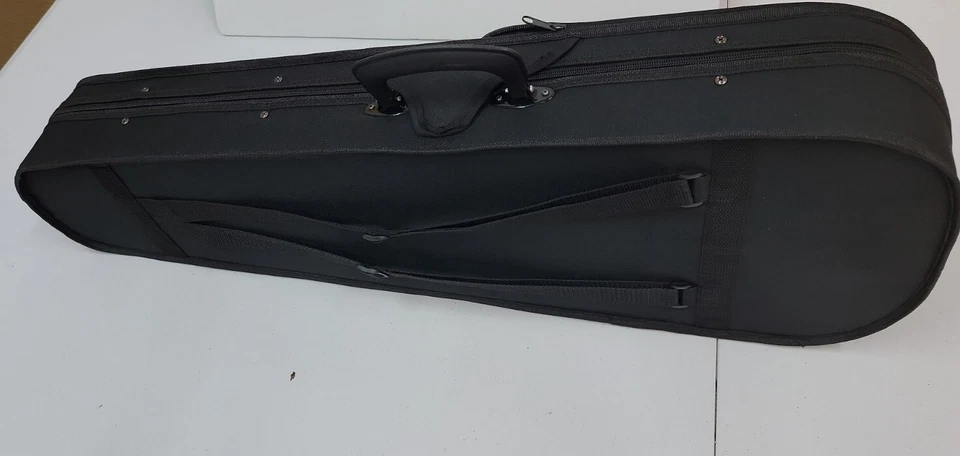 Estuche Mandolina 3/4 Estilo A Patrón Microgroove Forro Negro Verde Foto 4 de 4