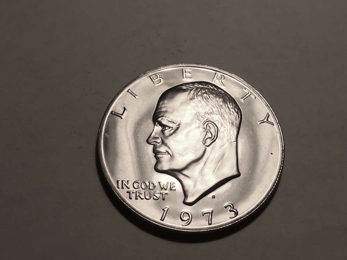 1973-S DDO-??? Choice/Gem Proof Eisenhower Dollar Doubled Die