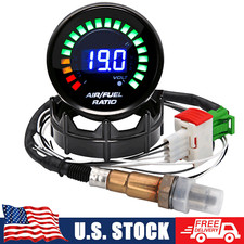 52mm Air Fuel Ratio Gauge Led Digital Display W Narrowband O2 Oxygen Sensor Us