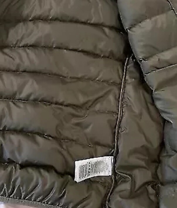 Adidas Essential Down Jacket Focus Olive Green Wo… - image 5