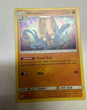Pokemon Omastar 76/181 SM Team Up Holo Rare 130 HP English TCG Card