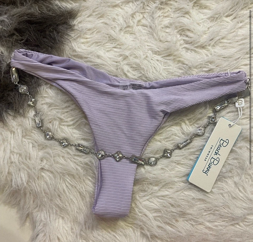 Pantalones de bikini Beach Bunny grandes con etiquetas Wyatt Tango Jewel $155 Foto 2 de 4