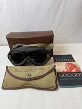 World War 2 Poloroid U.S.Army Air Forces Flying Goggles…B-8… Complete