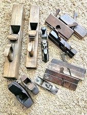 A Collection Of Vintage Woodworking Planers