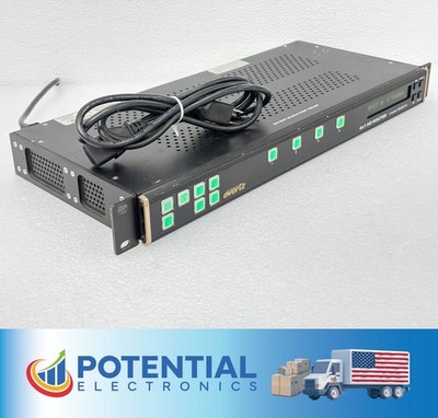 USED | Evertz X-0401H   4×1 HD/SD-SDI Broadcast Video Routing Switcher - Black