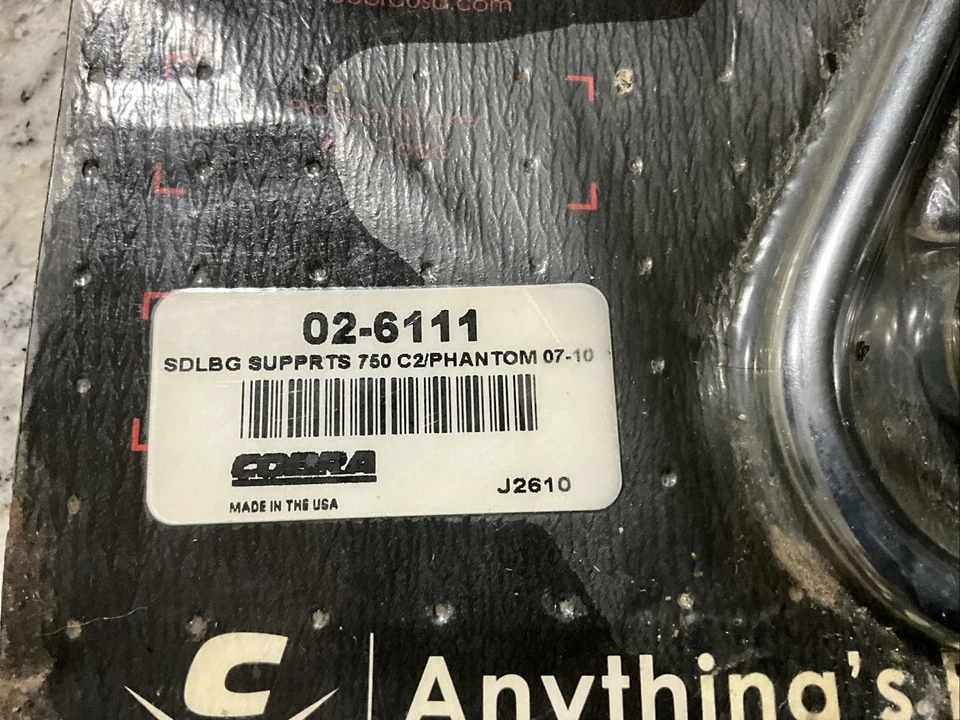 Soportes de alforja cromados Cobra 02-6111 para Honda Shadow 750C2/Phantom 07-19 Foto 4 de 4